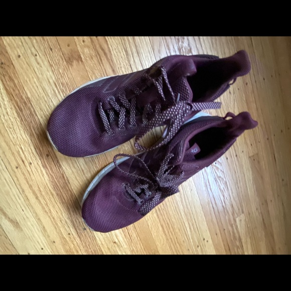 plum adidas trainers